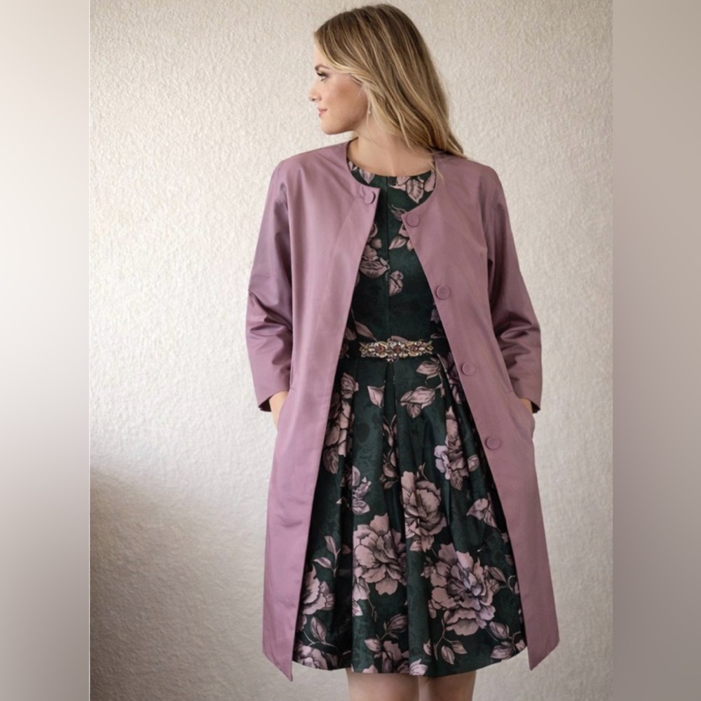 Adrianna Papell Purple Fabric